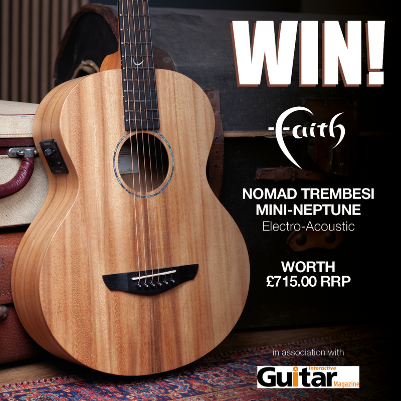 GIVEAWAY! WIN a Faith Nomad Trembesi Mini-Neptune Electro-Acoustic. Enter here!