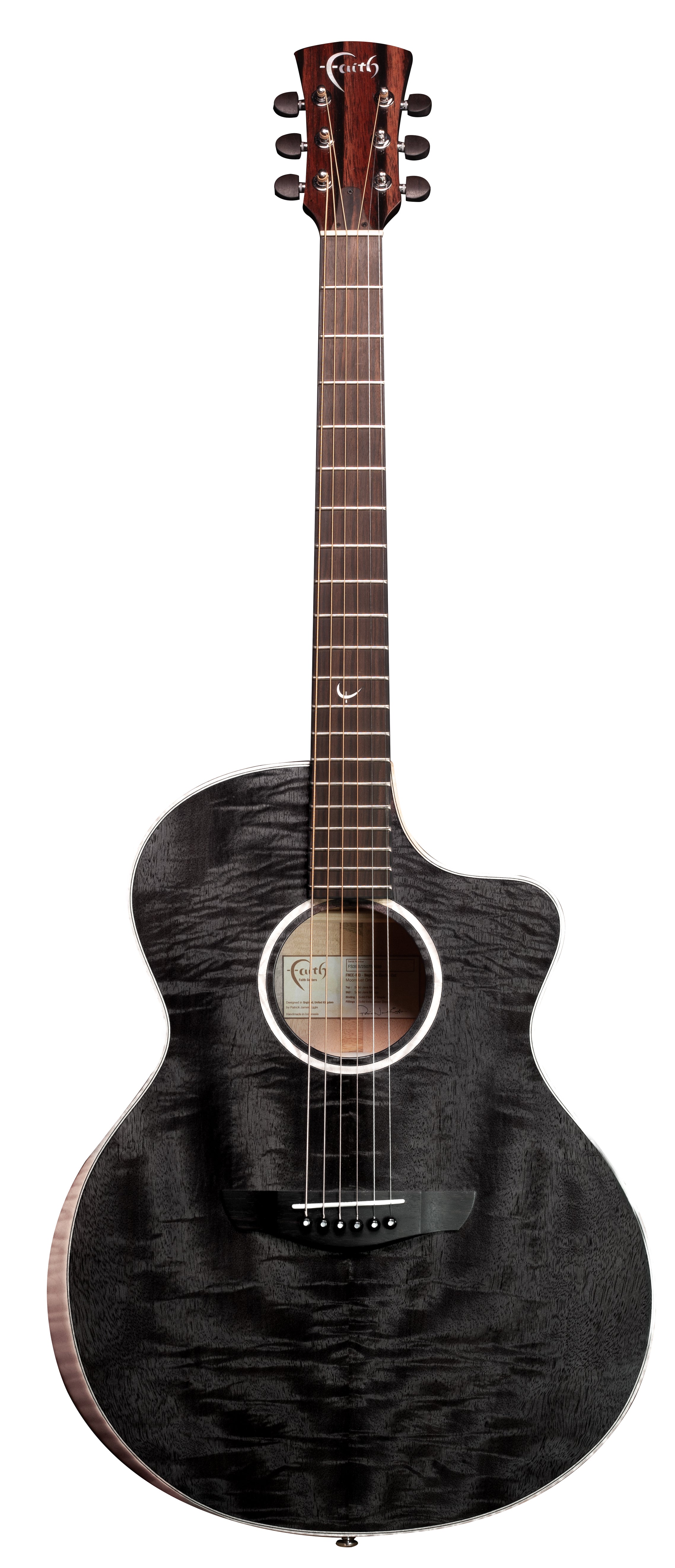 Faith FX Neptune Cutaway Electro Moondust Grey FNCEMD | Handmade