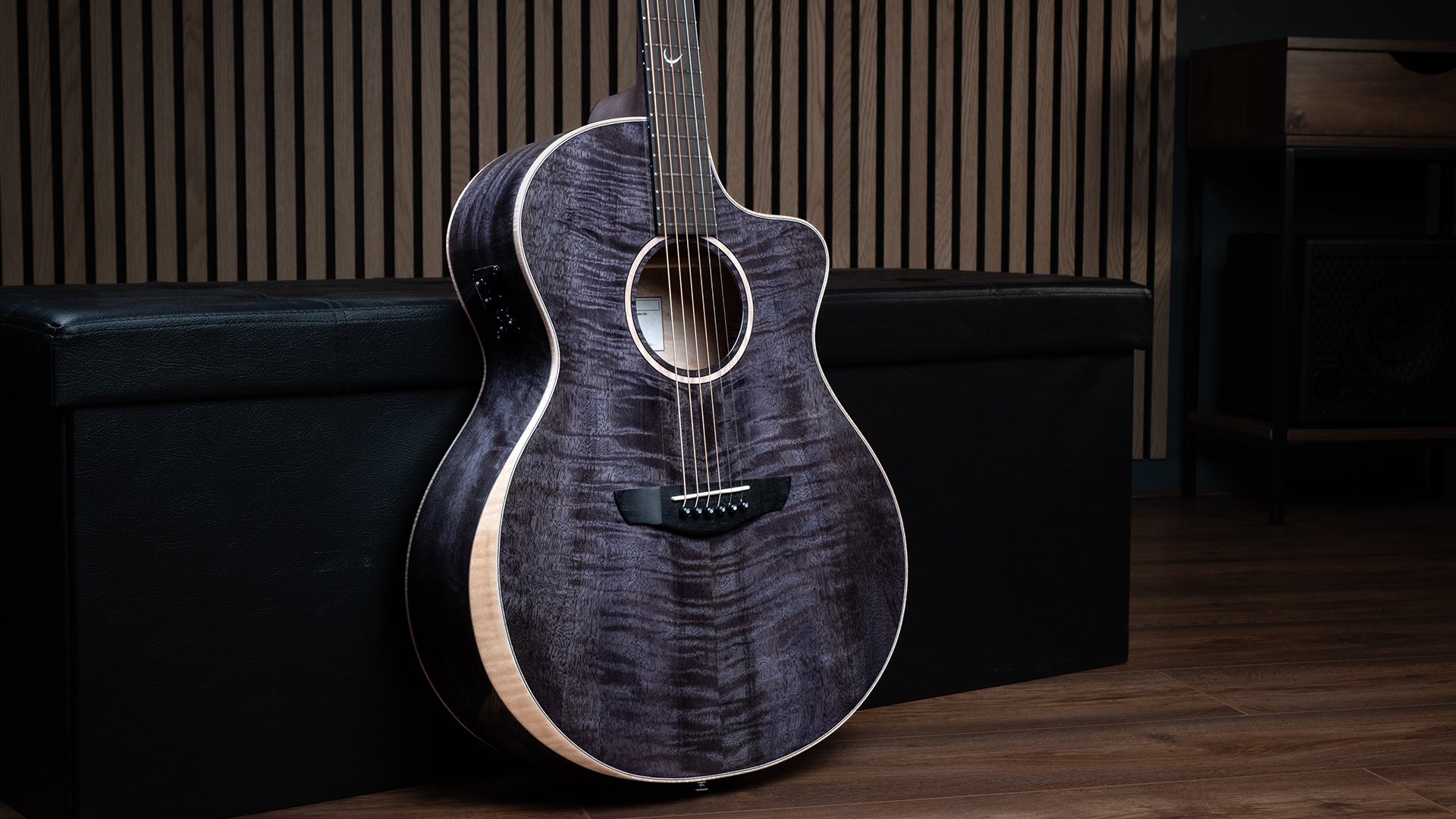Faith FX Neptune Cutaway Electro Moondust Grey FNCEMD | Handmade