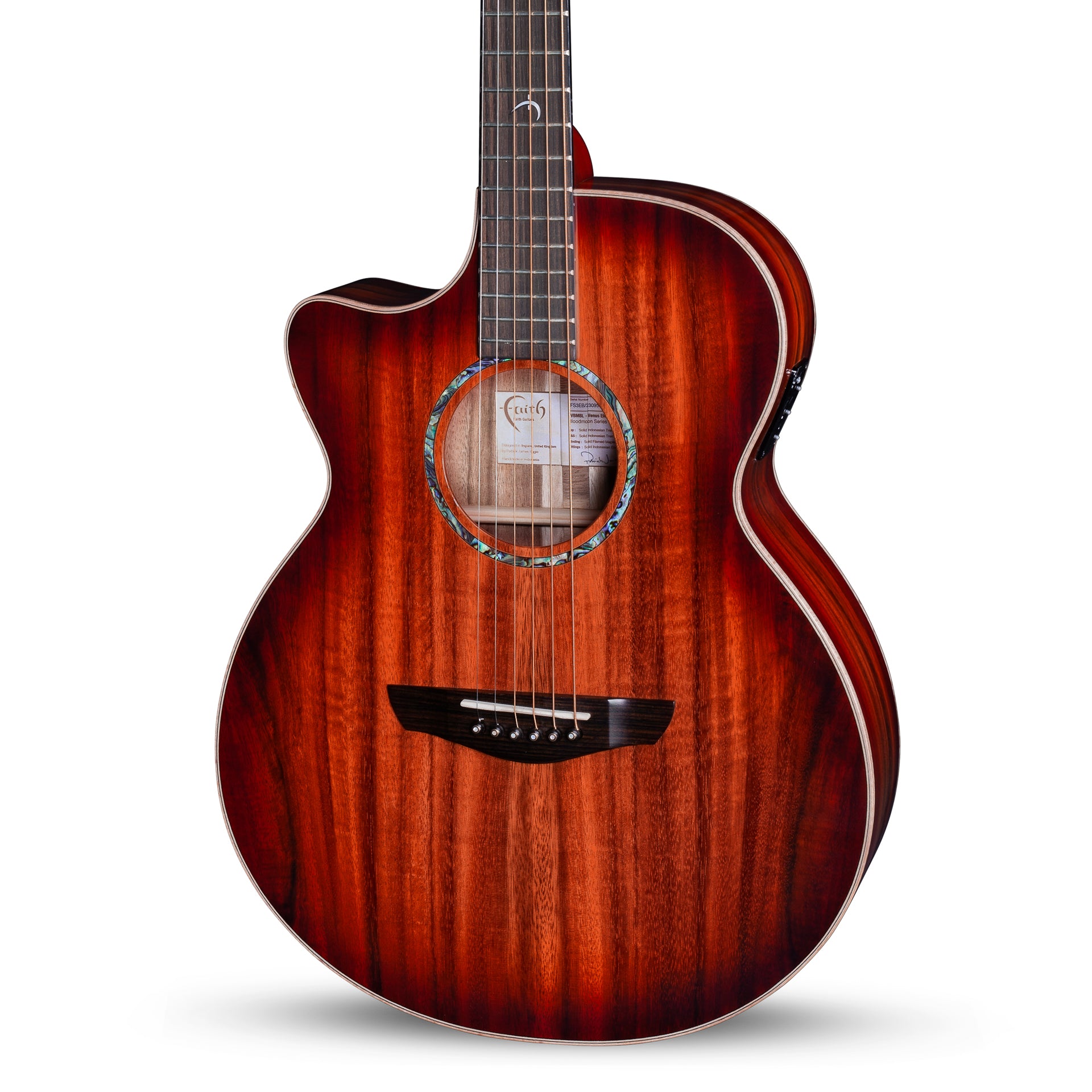 Faith Blood Moon Venus Cutaway Electro FVBMB – Faith Guitars