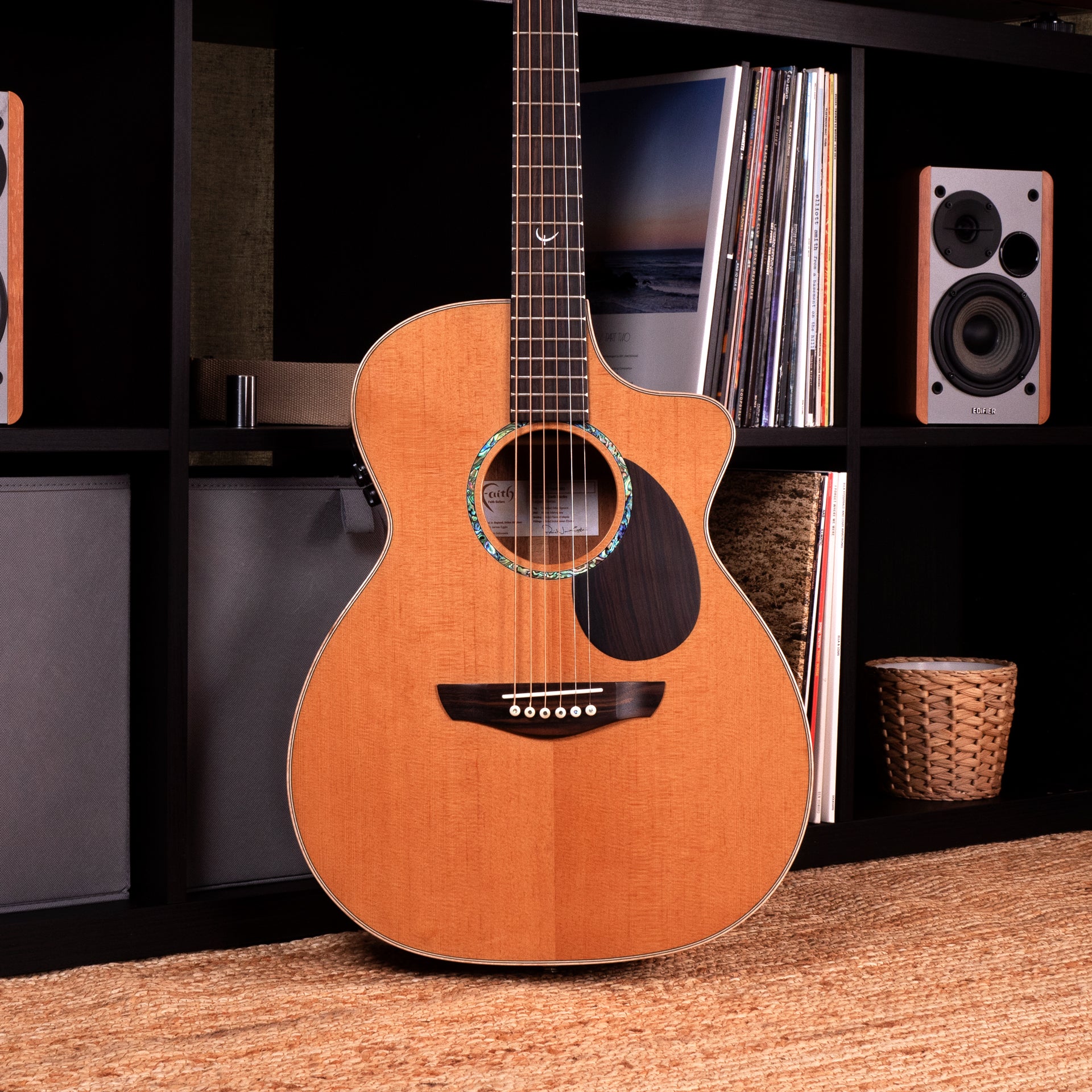 洋楽 soulful/e faith Faith PJE Legacy Earth Cutaway Electro Khaya Mahogany FG1HCE