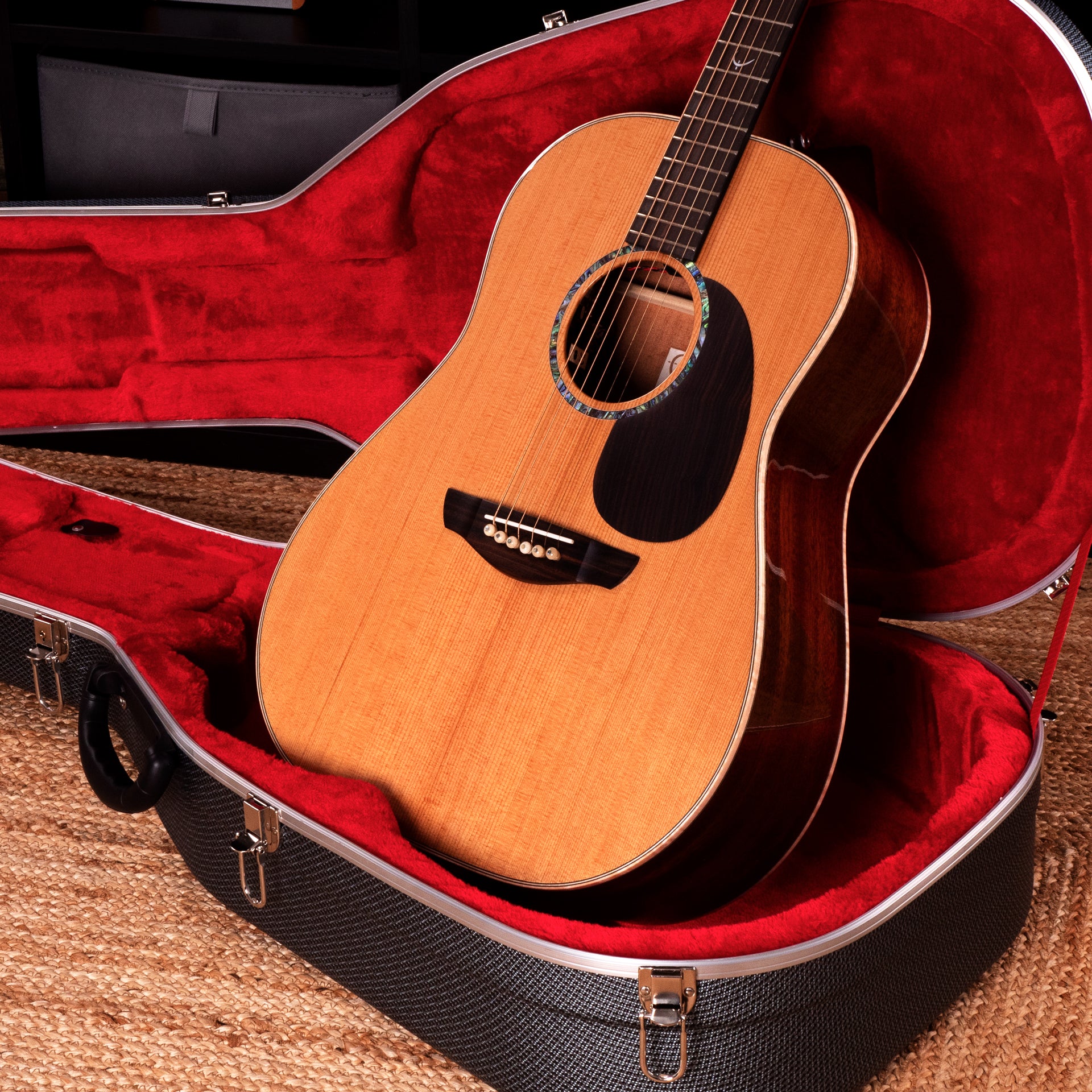 PJE Legacy Mars Electro Khaya Mahogany FG1RE | Handmade Acoustic