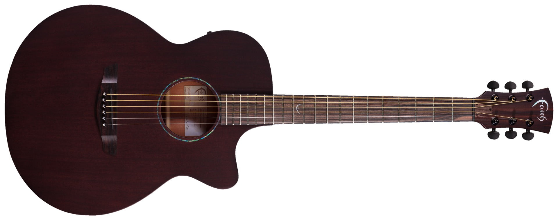 Faith Naked Venus Cutaway Electro Mahogany FKVMG – Faith Guitars