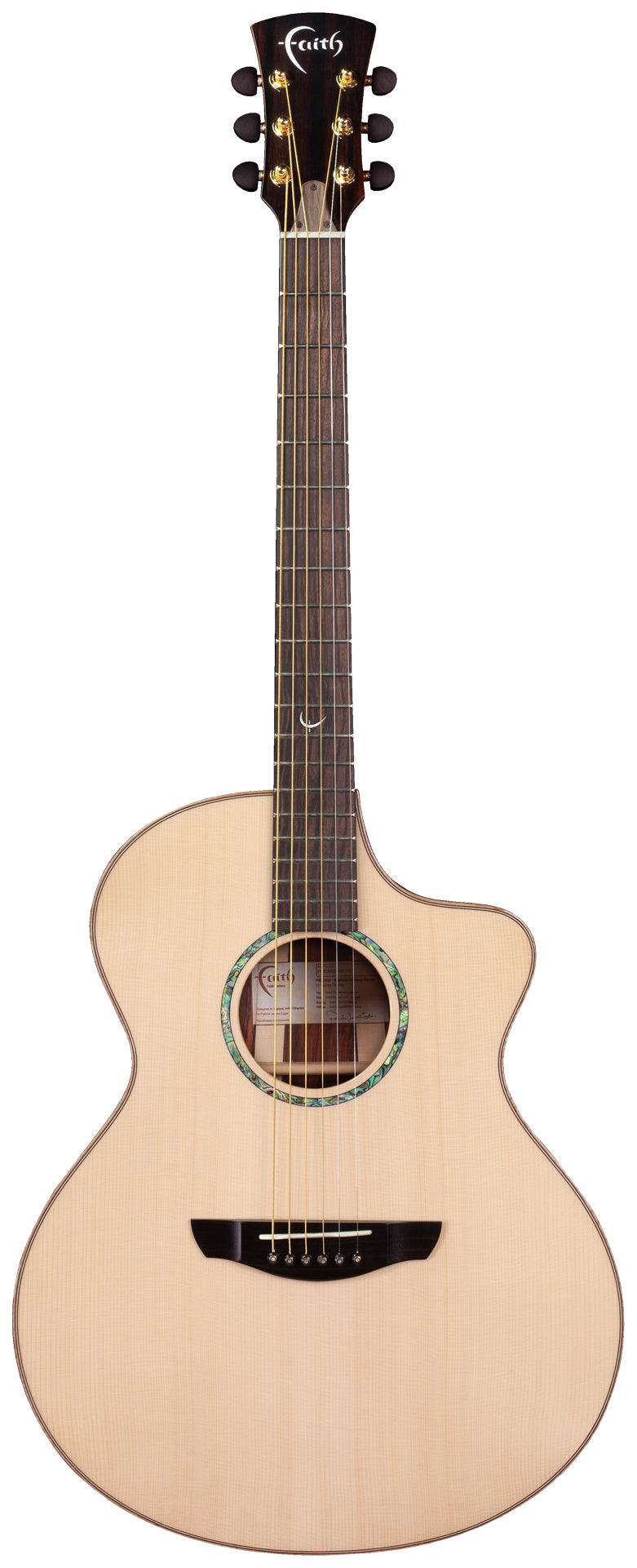 ギター Faith FVHG3 Faith HiGloss Neptune Cutaway Electro FNCEHG3 | Handmade Acoustic