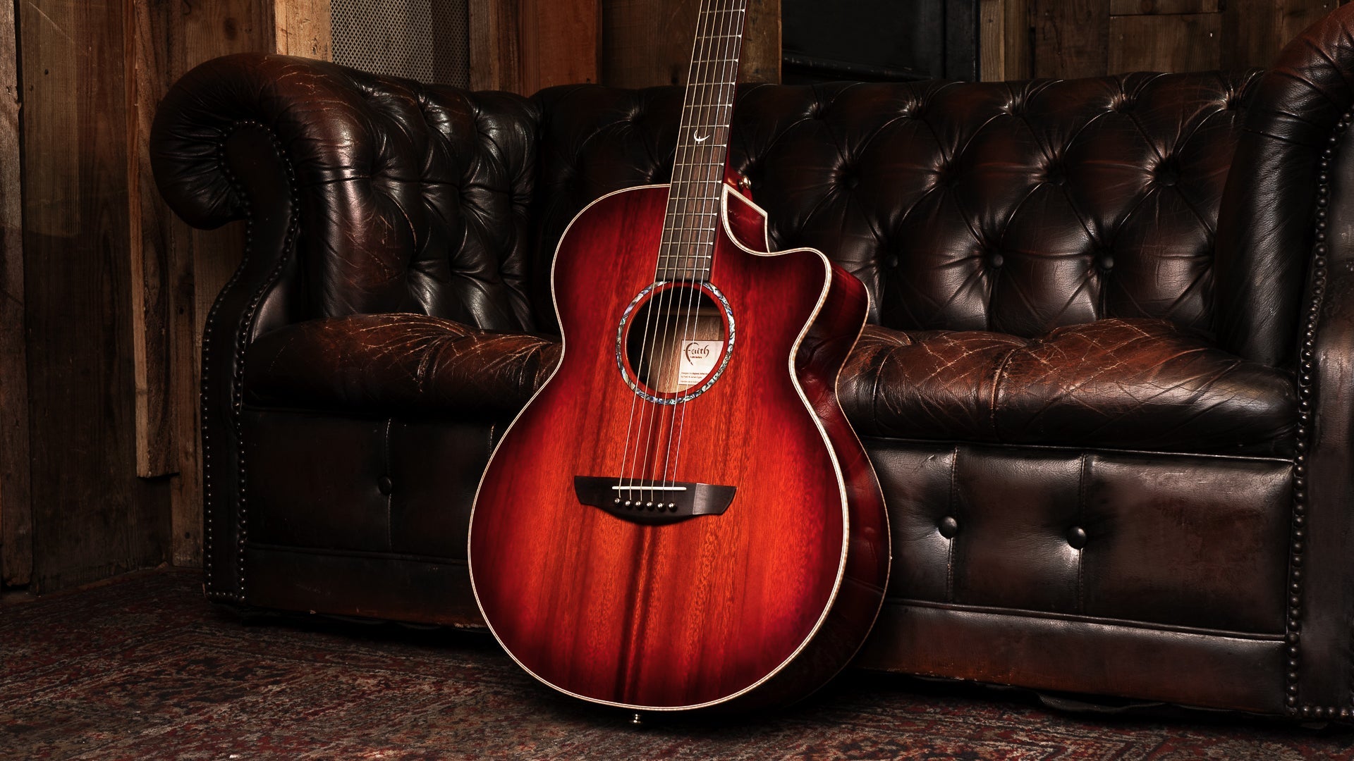 Faith Blood Moon Venus Cutaway Electro FVBMB – Faith Guitars