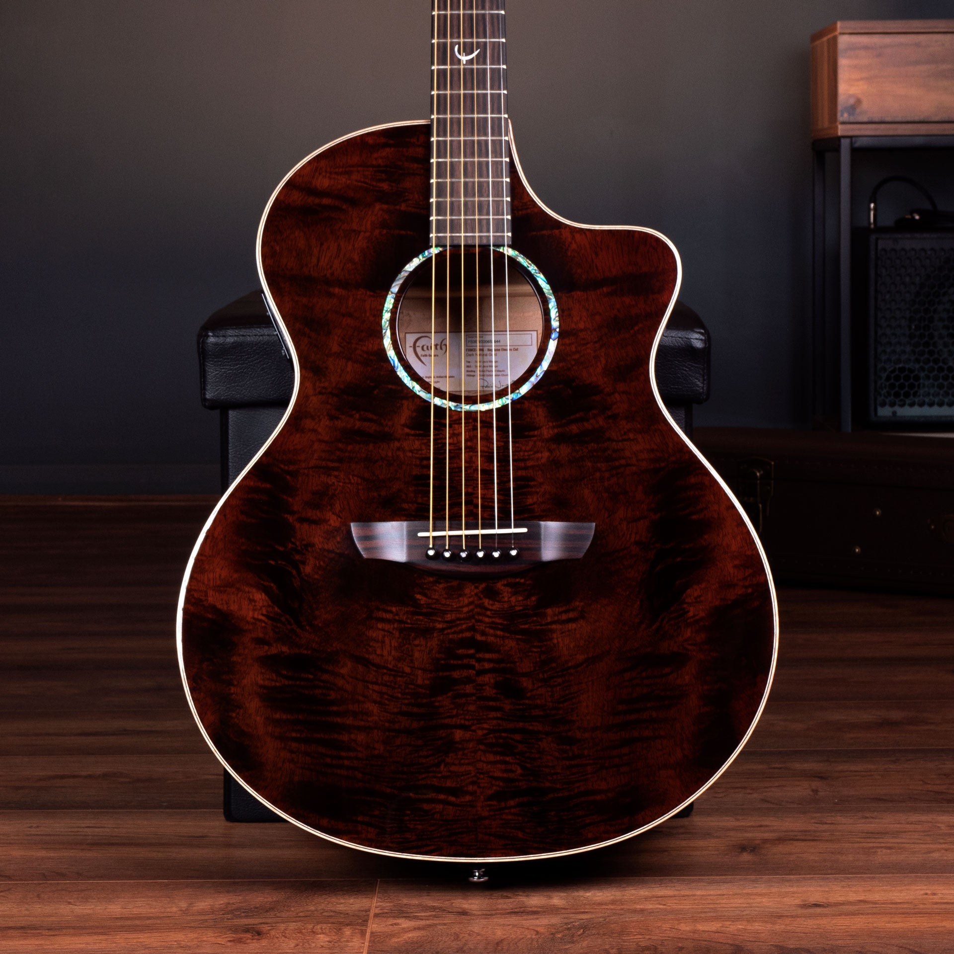 ギター Faith FX Neptune Moondust Grey Faith FX Neptune Cutaway Electro Moondust Grey FXNCE-MD – Faith